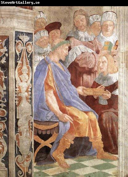 RAFFAELLO Sanzio Justinian Presenting the Pandects to Trebonianus